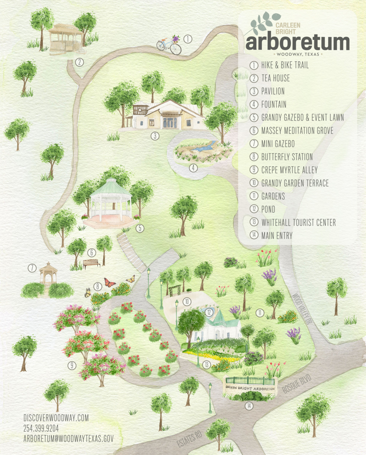 Arboretum Park Map